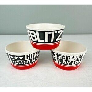 Hallmark Set of 3 ESPN condiment Bowls 2007